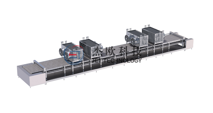 Замораживатель тоннеля пояса сетки/твердого диапазона